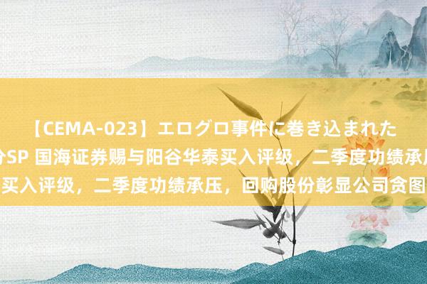 【CEMA-023】エログロ事件に巻き込まれた 人妻たちの昭和史 210分SP 国海证券赐与阳谷华泰买入评级，二季度功绩承压，回购股份彰显公司贪图信心