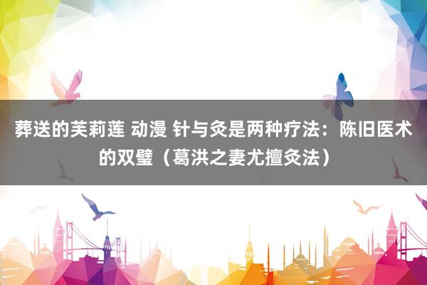葬送的芙莉莲 动漫 针与灸是两种疗法：陈旧医术的双璧（葛洪之妻尤擅灸法）